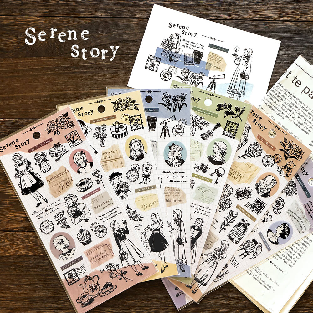 samolepky mind wave kolekce serene story